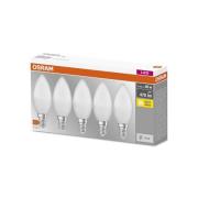 OSRAM Base Classic B LED-mignonpære E14 4,9W 5stk