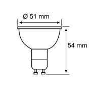 Paulmann LED-reflektor GU10 5,7 W 2°700 K 100°