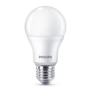 Philips E27 LED-pære A60 8 W 2 700 K matt 6-pakk