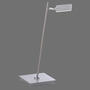 PURE Mira LED-bordlampe, dimbar, aluminium