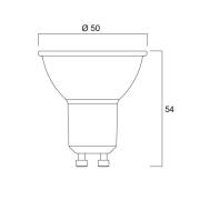 Sylvania LED-reflektor GU10 2W 4°000 K 36 lm