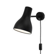 Anglepoise Type 75 vegglampe med plugg svart