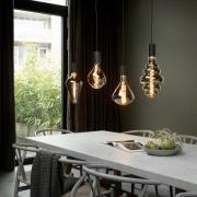 Calex Vienna LED-pære E27 6W dim 1 800 K titan