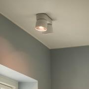 Downlight Pitcher, GU10, 2 lyskilder, metall, hvit