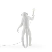 LED-dekobordlampe Monkey Lamp, hvit, stående