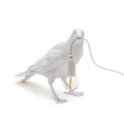 LED-dekoterrasselampe Bird Lamp, venter, hvit