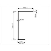 LED-gulvlampe MAULsirius, svart, stativ