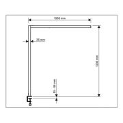 LED-bordlampe MAULsirius, hvit, klemmesokkel