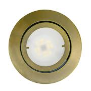 Svingbar LED-downlight Joanie, antikk messing