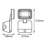 LEDVANCE Battery LED-Spotlight utevegglampe 1 lys