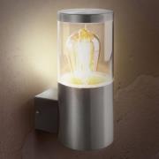 Utendørs vegglampe i stål Naxos