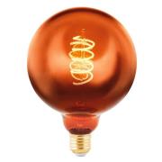 LED-globe E27 G125 4 W 2 000 K filament kobber