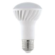 LED-pære, reflektor, E27, R63, 4,4 W, 3000 K, matt