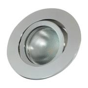 LED innfelt spot Decoclic GU10/GU5.3, rund, sølv