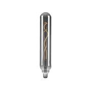 Lucande LED-rørpære, E27 4W, Ø 6 cm, røyk, 1800K