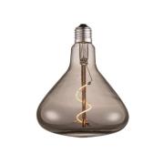 Lucande LED-traktlampe, E27 4W, røyk, Ø 14 cm, 1800K