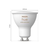 Philips Hue White&Color Ambiance GU10 4,2W sett med 3 stk