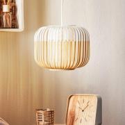 Forestier Bamboo Light XS pendellampe, 27 cm, hvit