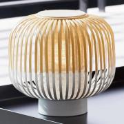 Forestier Bamboo Light S bordlampe 24 cm hvit