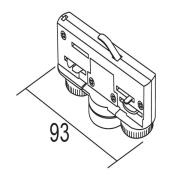 Ivela adapter, 3-faset, 220-240 V, 10 kg, sølv