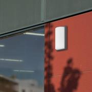 Utendørs LED-vegglampe 039, stål, grafittfarget