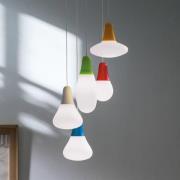 Martinelli Luce pendellampe Ciulifruli, grønn, polyetylen