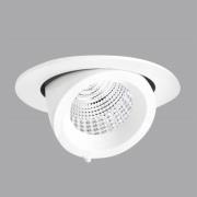 EB431 LED-downlight flood reflektor hvit uh