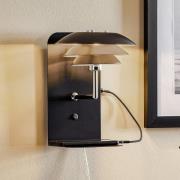 Dyberg Larsen DL20 USB Shelf vegglampe, svart