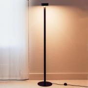 Milan Peak Lane LED-gulvlampe svart 130 cm