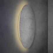 Escale Blade LED-vegglampe, betonglook, Ø 95 cm