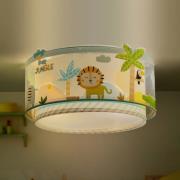 Dalber Little Jungle taklampe, jungelmotiv