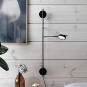 GRUPA Igram LED-vegglampe 2 lyskilder svart