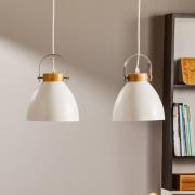 Pendellampe Bergen, 2 lyskilder, hvit