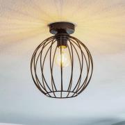 Taklampe Cumera med åpen kuleformet skjerm, Ø 24 cm