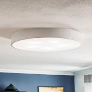 Taklampe Cleo 600, hvit, sensor, IP20, Ø 60 cm, metall