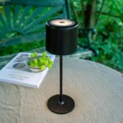 Filo batteridrevet bordlampe for utendørs bruk, svart