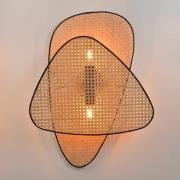 MARKET SET Vegglampe Screen, 77 cm høy, natur, rotting
