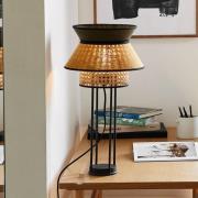 MARKET SET Singapour DBL bordlampe, khaki/curry