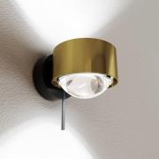 Puk! 80 Wall LED-spot linser klar messing/svart