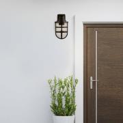 Utendørs vegglampe X Seaside, svart, IP44