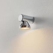 LED-vegglampe Key, 1 lyskilde, krom