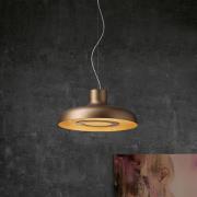 ICONE Duetto LED-pendellampe 927 Ø55cm i bronse/gull