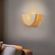 Envostar Kerio vegglampe, 27,5 cm, eik natur