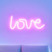 LED-vegglampe Neon Love, USB