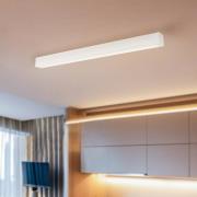 Taklampe Straight, hvit, 92 cm, metall, plast