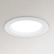 Dimbar LED-downlight Spock Ø 9 cm hvit