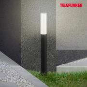 Telefunken Bristol LED-gatelampe, 57 cm, svart