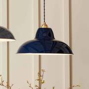 Anglepoise hengelampe Original 1227 Brass Midi Wide, blå