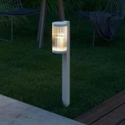 Coupar Garden vinklende lampe av aluminium, sand