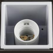 SLV grafitt stibelysning antracitt kuboid høyde 90 cm